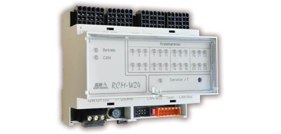 Układ pomiarowy prądów różnicowych i roboczych RCM-W6 Esa-Grimma.